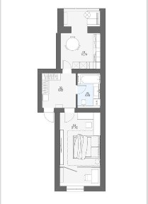 Затишна 1-кімнатна з лоджією біля центру!
