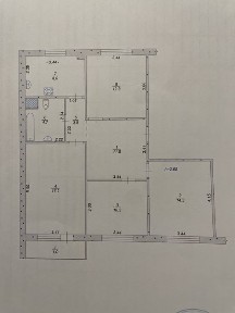 Квартира 4-х комн. с гаражом на Всебратское-2 (Макулан), 82,5 кв. м