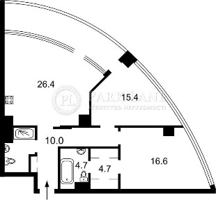 Київ Іоанна Павла ІІ (Лумумби) 12б №3 <a href='/newbuilding/6360/view/zk-taryan-towers'>Taryan Towers</a> центр 3000у. о м. кв