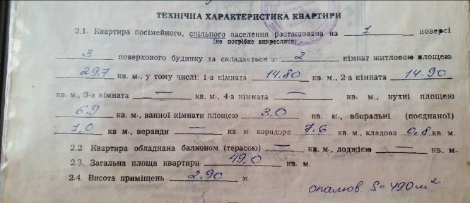 Двокімнатна квартира в Тернівському районі