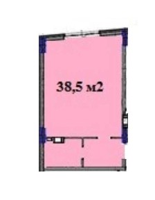 Продам квартиру Студію 38,5 м2 з прекрасним видом, ціна з оформленням