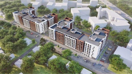 Простора однокімнатна квартира в ЖК Central City від забудовника