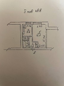 Продам. 1к. Однушка. Северный. Семофорная. Кирпич