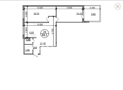 Затишна двокімнатна квартира в тихому місці у ParkSide