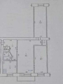 3к. квартира, Поділ, 2/5, 60м2, цегла