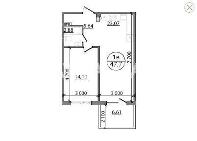 Однокімнатна квартира з ремонтом WhiteBox в ЖК ParkSide