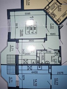 Центр, р-н Драмтеатра, продажа, 1 комнатная 48м2, 7/17 к