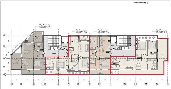 Трикімнатна квартира у Городку