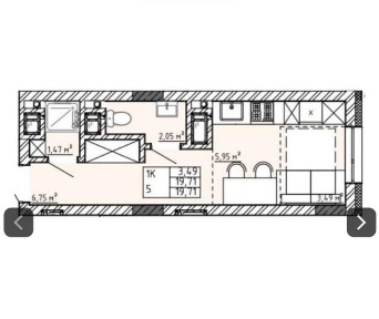 Продаж квартири, ціну знижено, Гостомель
