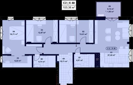 Продаж 3 кімнатної квартири у новобудові, м. Винники