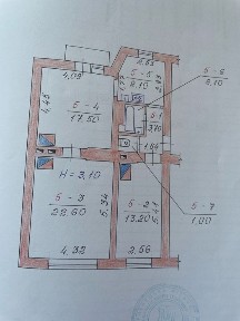 3 кімнатна квартира в центрі міста ТЕРМІНОВО