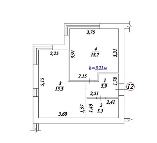 Готова однокімнатна квартира Бориспільський р-н Золочівська ОТГ