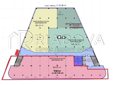 Дніпровська набережна, район Дарницький, Київ, наб. Дніпровська, приміщень - 1, поверх - 3 • ID 33584133