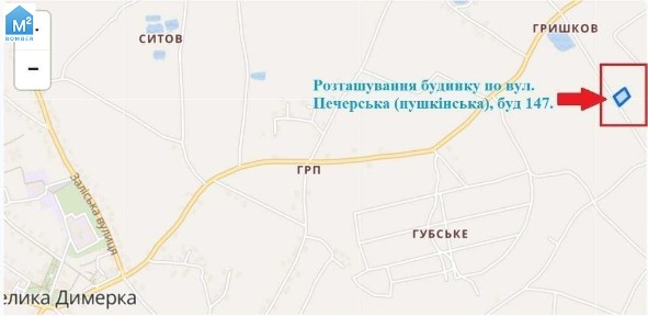 Велика Димерка. Продам будинок з ділянками па Печерській, 147.