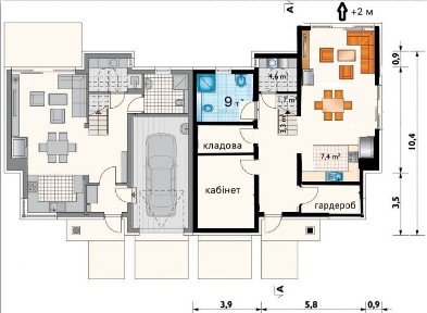 Продаж/будинок -дуплекс/ центр / етап котловану