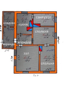 Продажа дома 80 м², миру