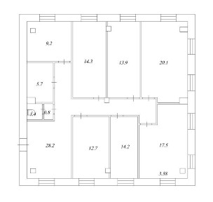 Без%, 144м² приміщення в оренду. Поділ. Власник. Є генератор