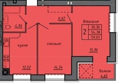 Продаж двокімнатної квартири на БАМі