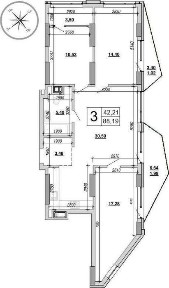 3-кім кв 88,19 м² ЖК на Величковського р-н Рясне-2, вул. Шевченка