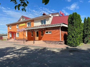 Продаж кафе, фасад траса Київ-Житомир + ділянка 75 соток