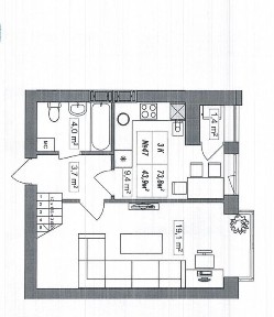 Без Комісії! 3-к (73.8м) с. Хотів, ЖК Гудвіл, вул. Шевченка 85