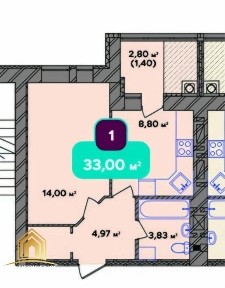 1к Центр вул Нижня Берегова