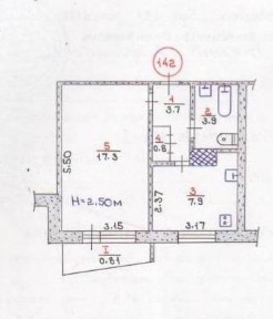 Продам 1 кв. вул. Вологодська КРЕС 