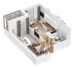 Продам 1к квартиру 35м