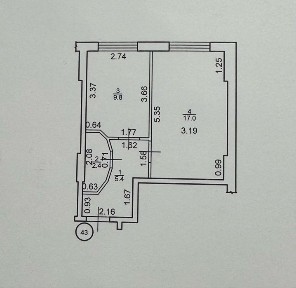 Продаж зданої 1к. кв. вул. Ленкавського