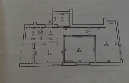 Продається простора 2-кімнатна квартира у курортному місті Моршин!