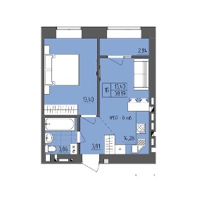 Однокімнатна квартира в Рівному - лише 36 500 $!