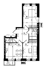 Продаж 2-кімнатної квартири в центрі Білогородки, ЖК CENTER