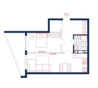 2 кімнатна квартира, квартира з великою лоджією, квартира в Києві