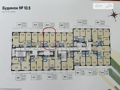 Продаж 1к квартири 44 кв. м на вул. Всеволода Змієнка 34/21 • ID 33672179