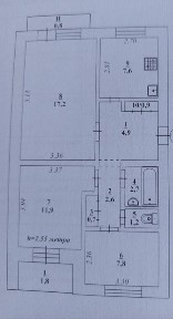 Трёхкомнатная чешка на площади Артёма.