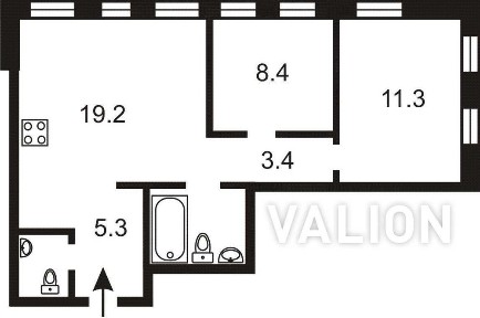 Двохкімнатна з ремонтом Одеське шосе Теремки еОселя ВПО Без комісії