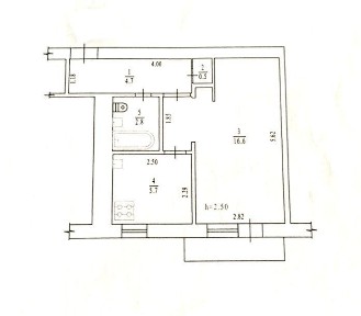 1 кімн. квартира в Центрі, вул. Лідова