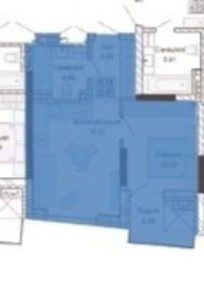 Продам 1 кімнатну квартиру по вул. Вишиванки