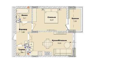 БЕЗ комісії/розтермінув./1кімкв. 41м, ЖК Арт29,Городок, Артищівська