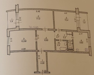 Продам затишну 3х кімнатну квартиру з НОВИМ якісним ремонтом Східний 3