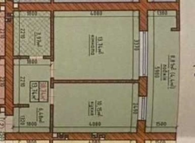 Продаж 2-ох рівневої квартири Солонка Наварійська новобудова 58м2