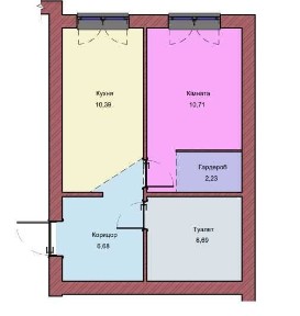 Продаж 1 кім. квартира 36 м2, ЖК Дружній Двір, с. Солонка