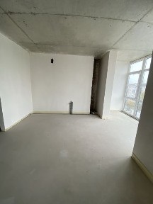 Новобудова, студія, під чистову штукатурку