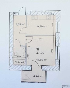 1к квартира в новубудові Димер від 600$/м2