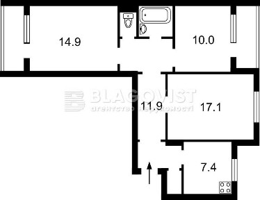 Продам 3-кімн. Харківське шоссе, 63а. поруч Парк Партизанської Слави.