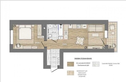 1к жк Авторский, 70% ремонта! Первая линия от моря!