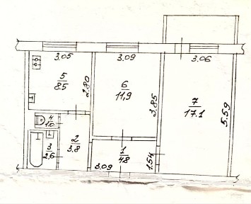 Продаж 2-кімн., квартири район Митниця.
