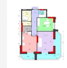 2-кімнатна квартира в ЖК Мистецькі ворота
