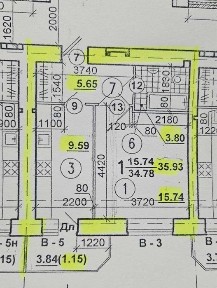 Продається 1 кімнатна квартира на Дружбі