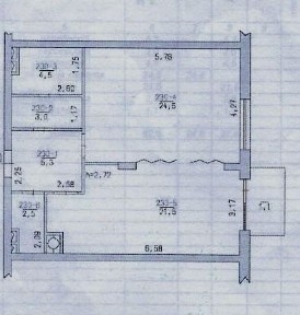 Продам просторную 1-но ком квартиру